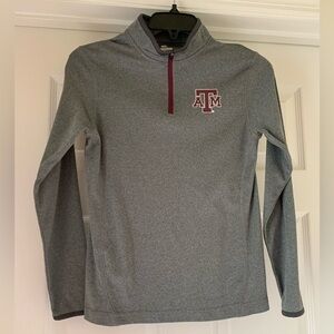 Texas A&M Quarter-Zip Pullover Long Sleeve - Dri-fit
